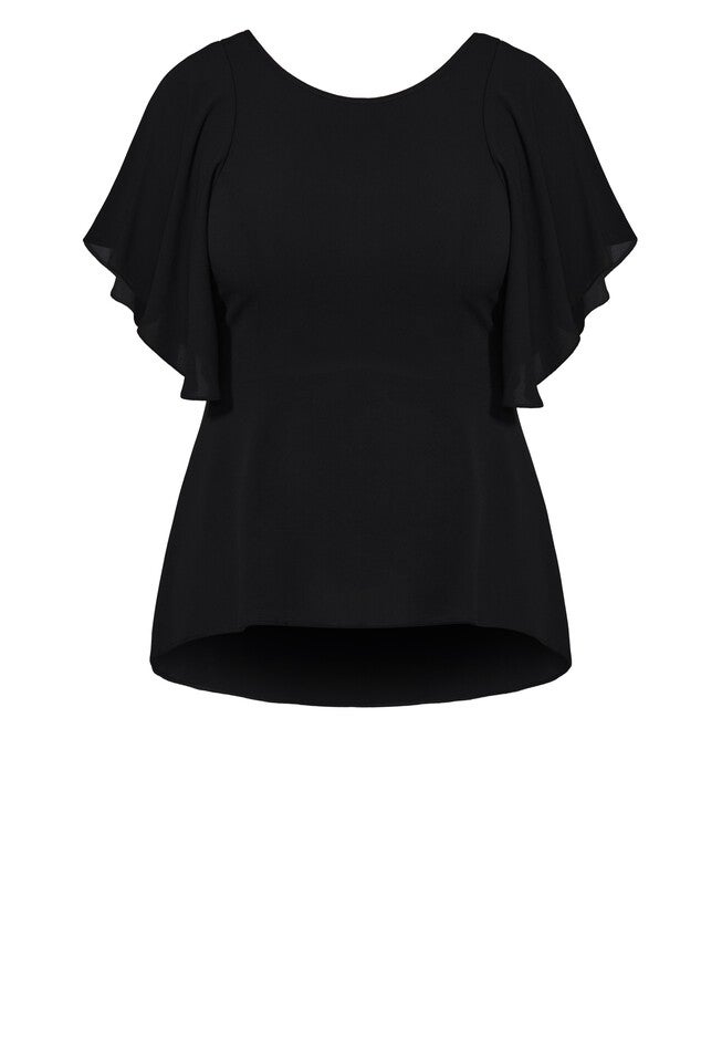 Romantic Mood Top - black, BLACK, alternate image number 3
