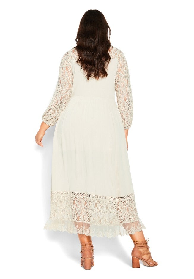 Fallen Angel Maxi Dress - buff, BEIGE, alternate image number 2