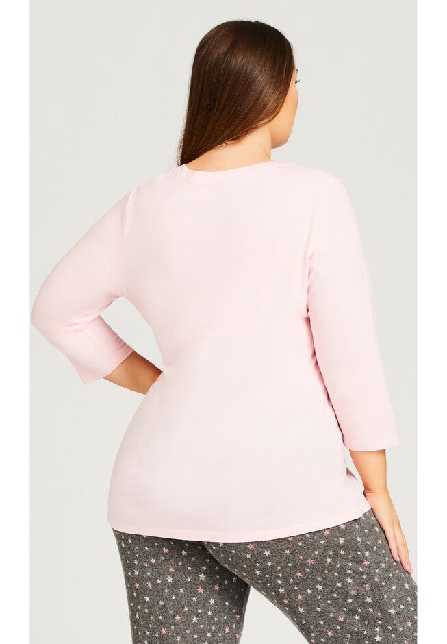 Shine Sleep Top, SHINE PRINT, on-hover image number 1