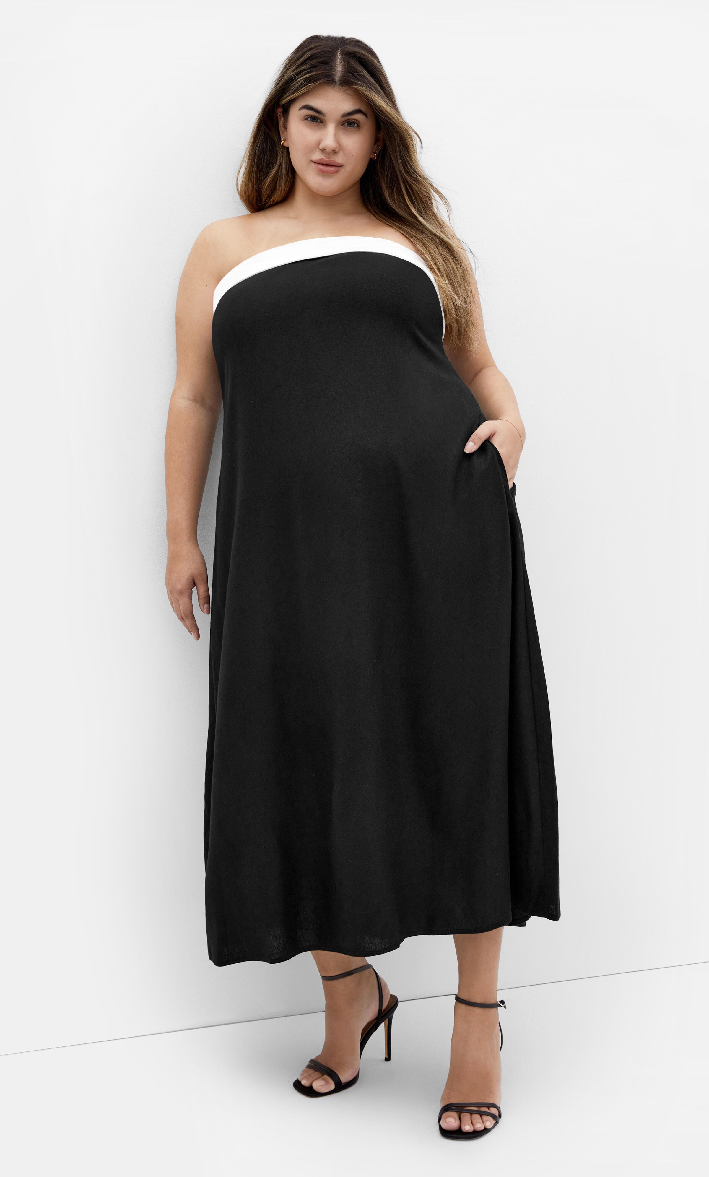Lina Dress - black, BLACK, alternate image number 4