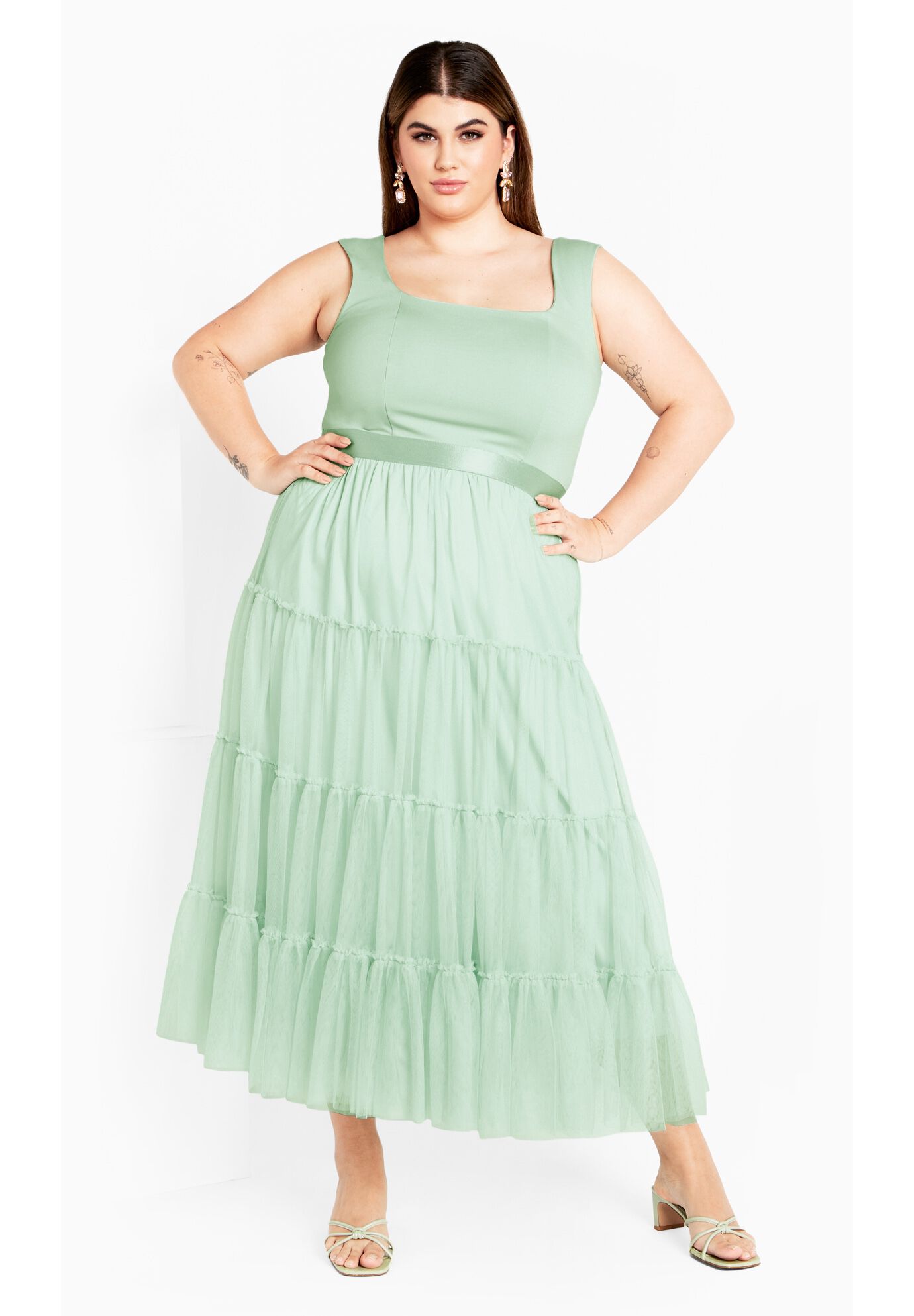 Sherie Dress - minty, MINTY, on-hover image number 1