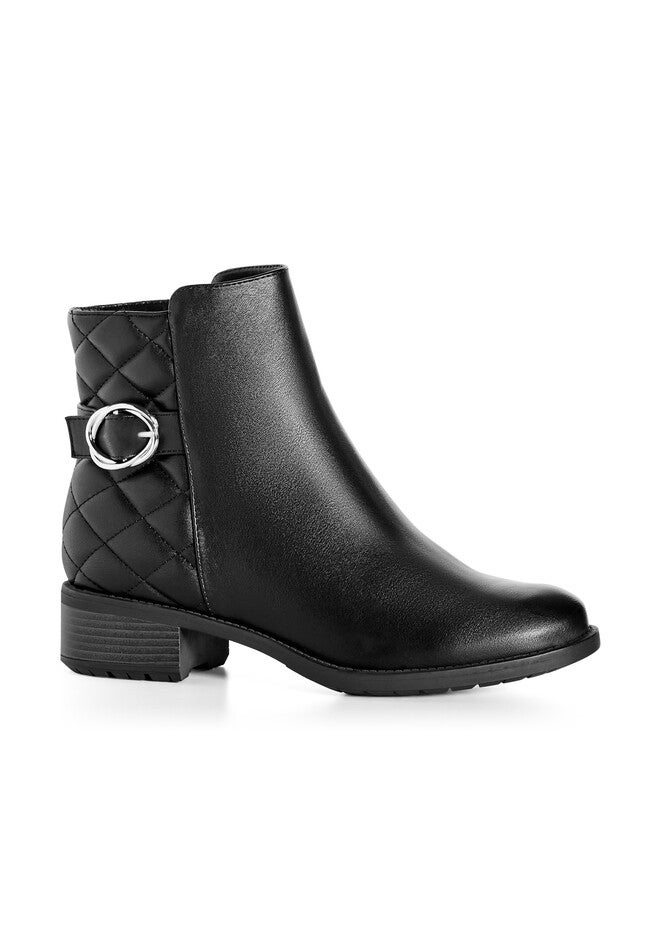 Kylee Quilted Ankle Boot, BLACK, on-hover image number 1