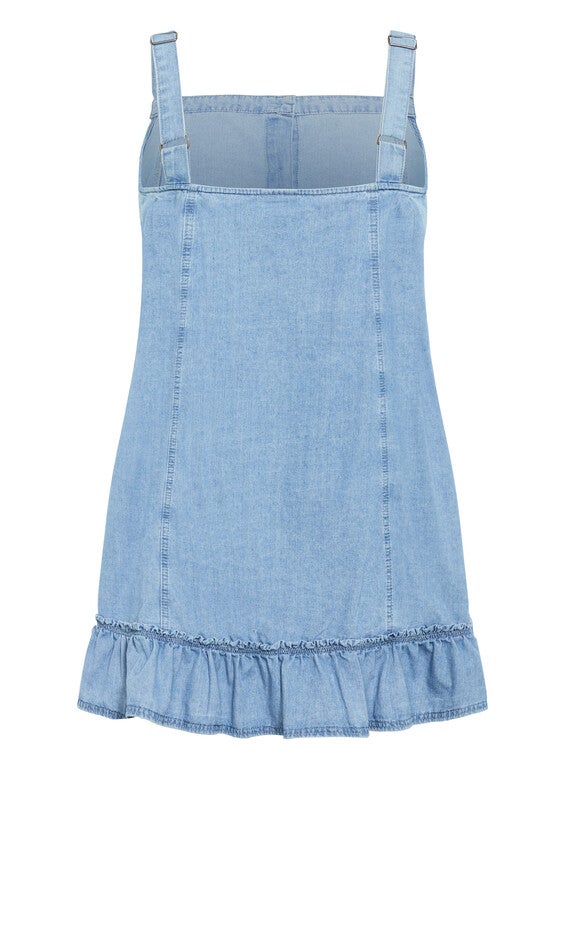 Island Denim Dress - light wash, LIGHT, alternate image number 6