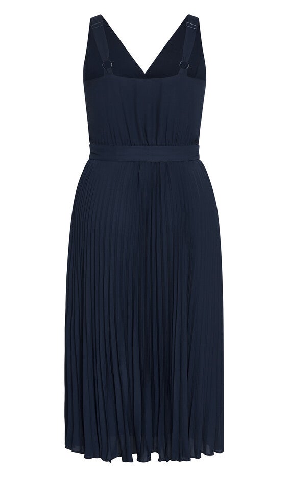 Lilly Dress - navy, BLUE, alternate image number null
