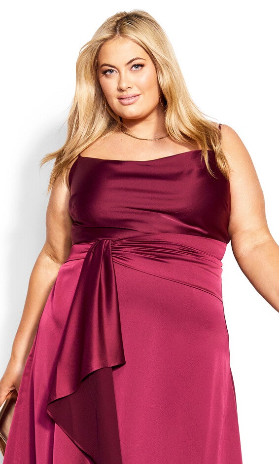 Simplicity Dress - garnet, RED, alternate image number null