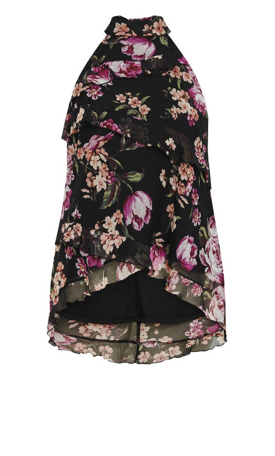 Kimmi Top - black, BLK PERFECT PETAL, alternate image number 5
