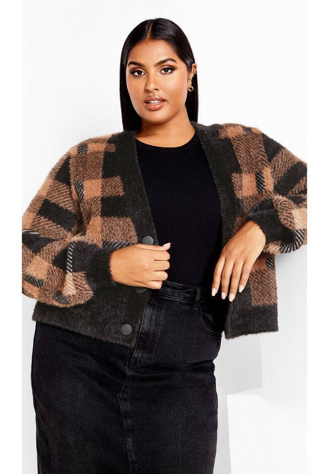 Naomi Cardigan - macchiato, BROWN, hi-res image number null