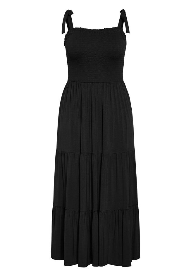 Miley Dress - black, BLACK, alternate image number null