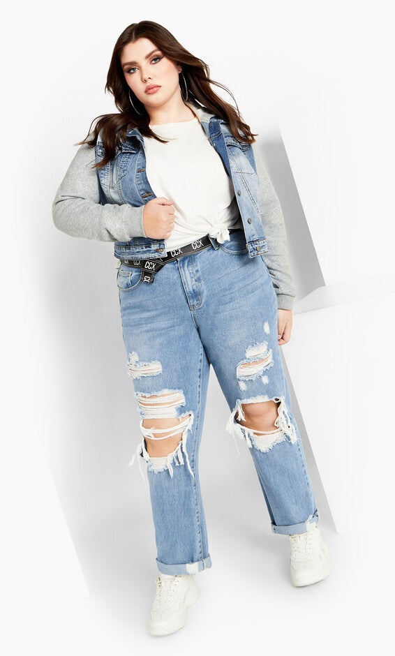 Denim Street Jacket - denim, BLUE, alternate image number 3