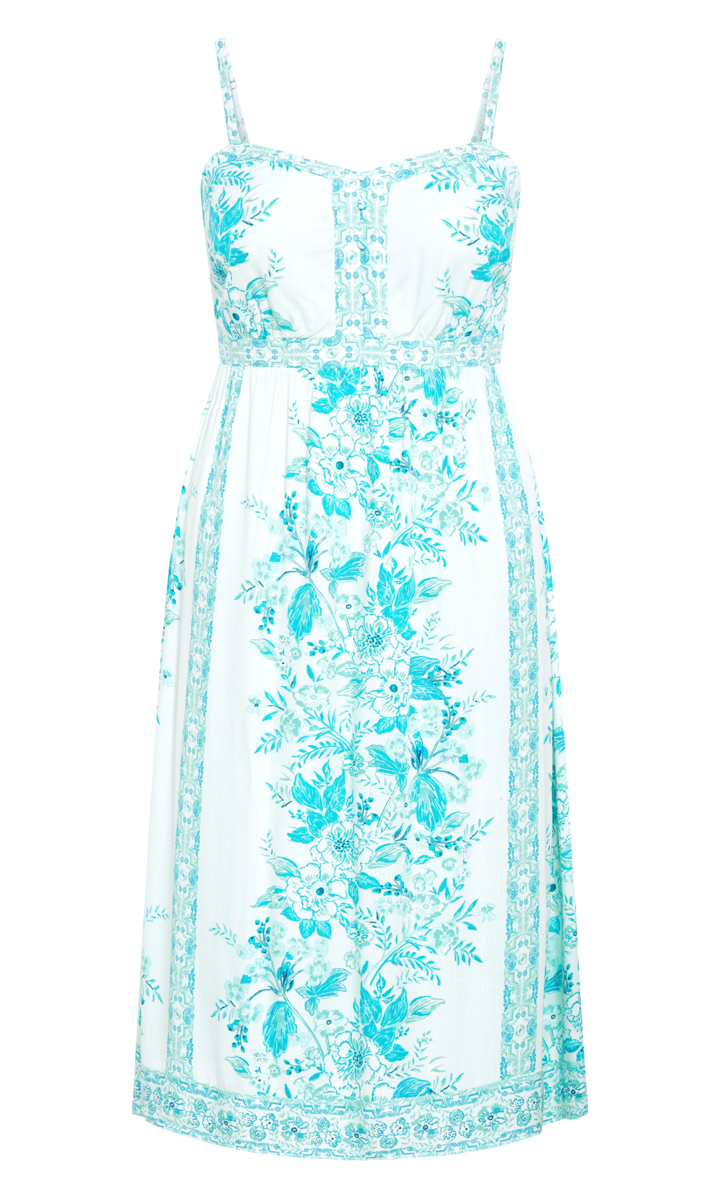 Pretty Thing Maxi Dress - seafoam, GREEN, alternate image number 3