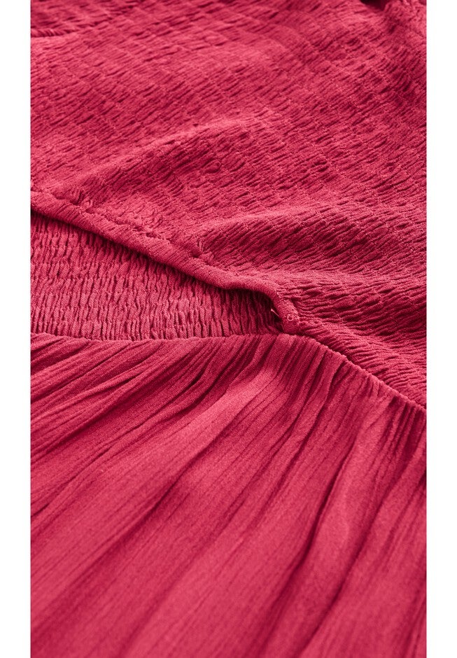 Island Detail Dress - rhubarb, RED, alternate image number null
