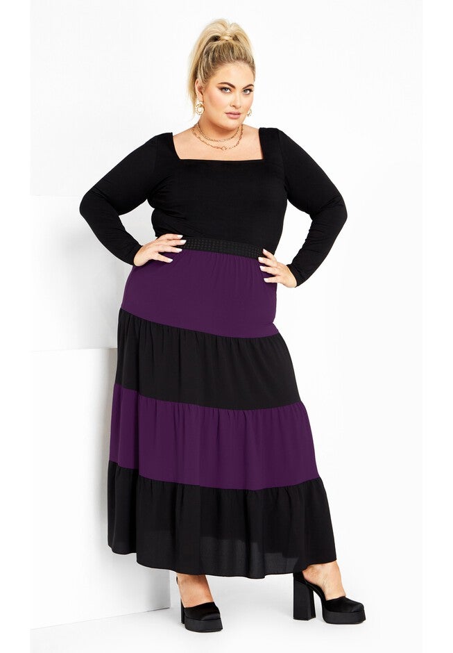 Mischa Skirt - petunia, PURPLE, hi-res image number null
