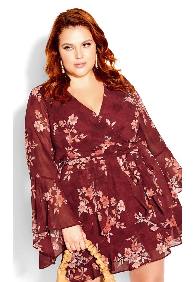 Alicia Dress - port, RED, on-hover image number null