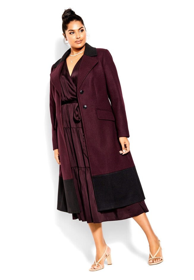 Tiered Sweetness Maxi Dress - oxblood, BROWN, on-hover image number 1