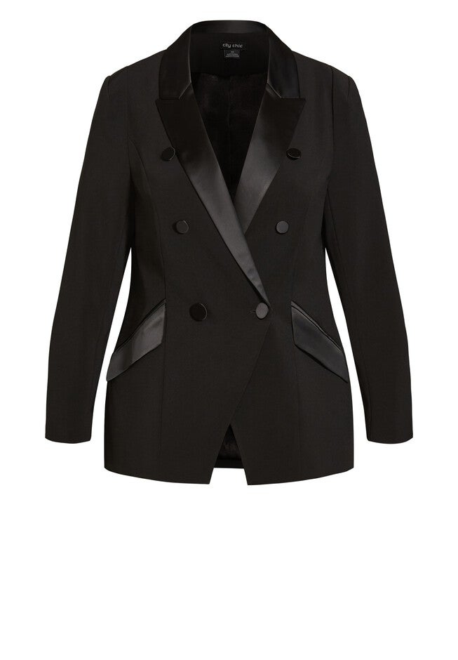 Tuxe Luxe Jacket - black, BLACK, alternate image number 6