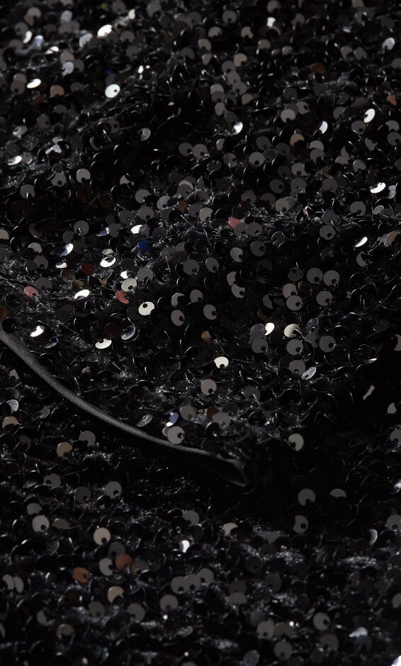 Sequin Neptune Dress - black, BLACK, alternate image number null