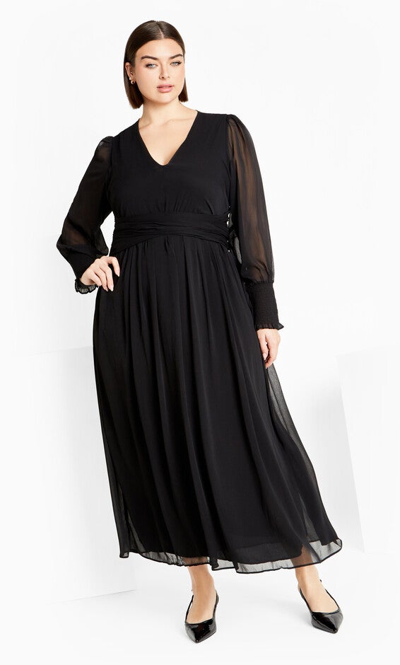 Selena Maxi Dress - black, BLACK, hi-res image number null