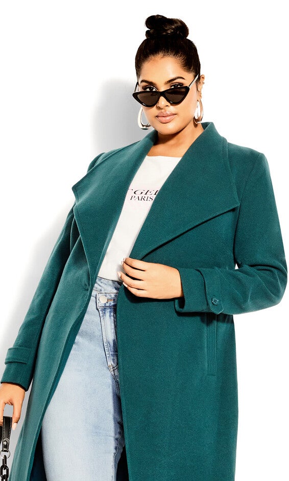 So Chic Coat - alpine, GREEN, alternate image number 2