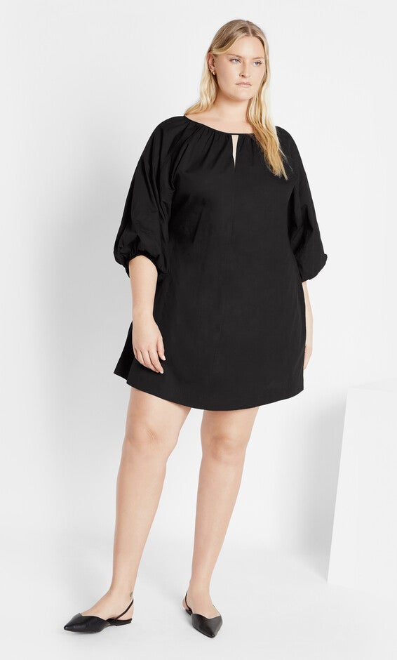 Mini Jamie Dress - black, BLACK, alternate image number null