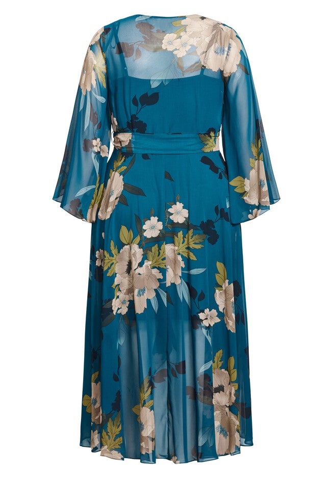 Eleanor Maxi Dress - teal, BLUE, alternate image number null