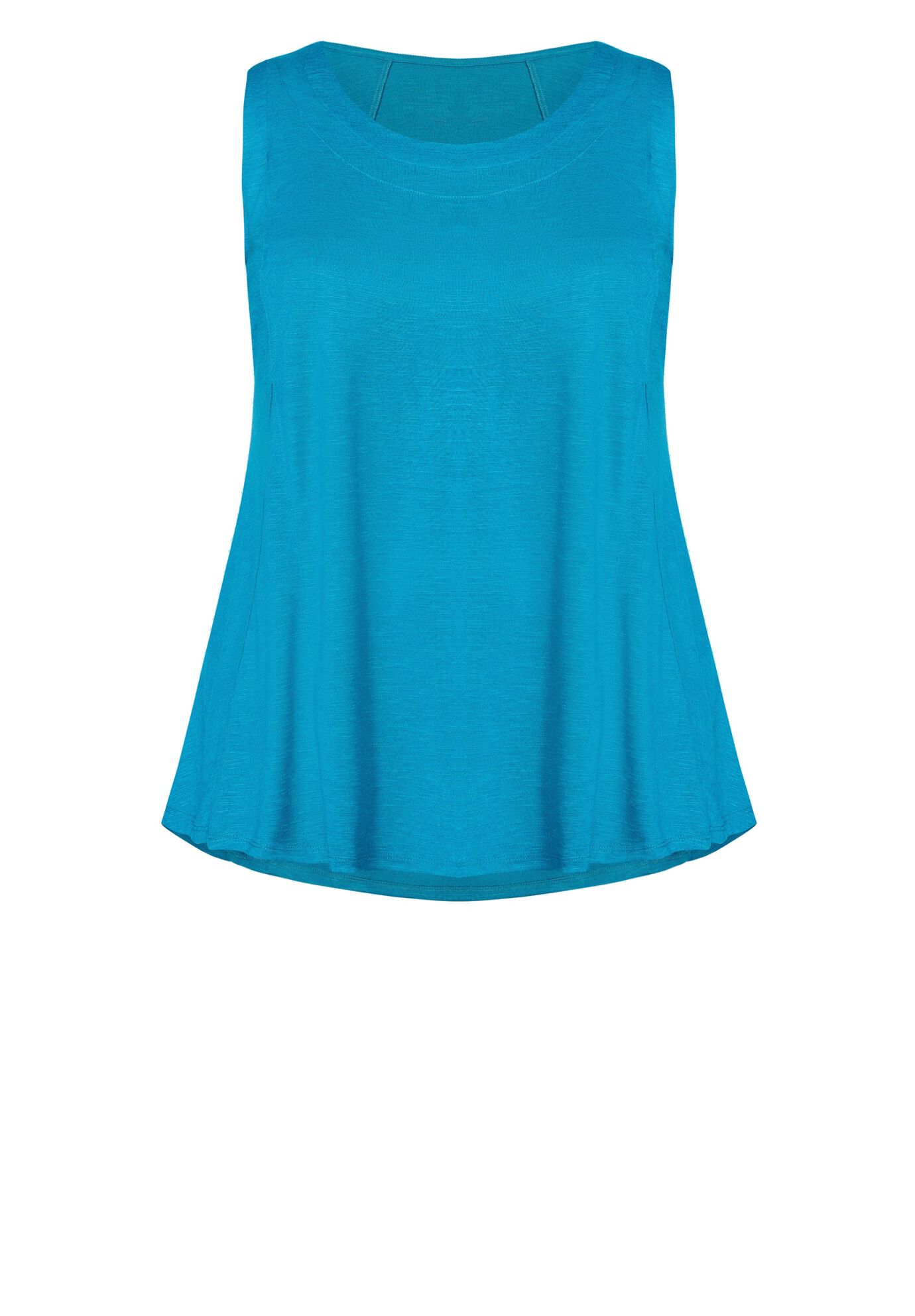 Fit N Flare Tank, MYKONOS BLUE, alternate image number 7