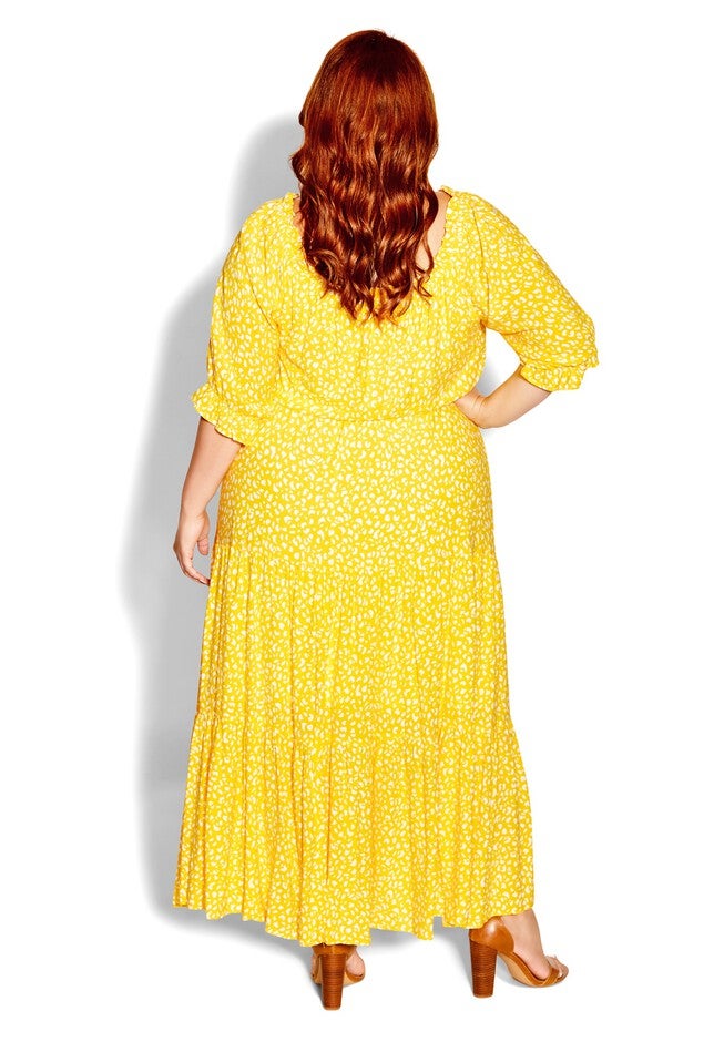 Emily Maxi Dress - sunshine, YELLOW, alternate image number 3
