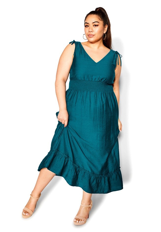 Avalina Maxi Dress - teal, GREEN, hi-res image number null