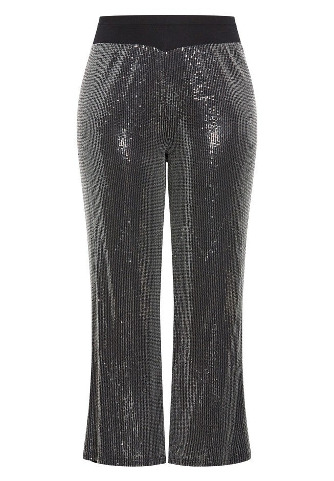 Jada Sequin Pant, BLACK, alternate image number null