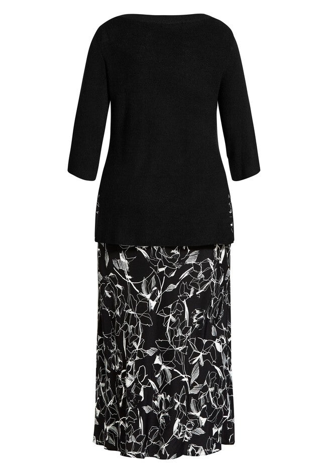 Free Hand Dress - black, BLACK, alternate image number null