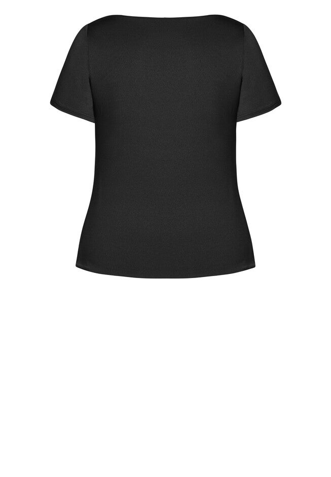 Suited Sleeve Top - black, BLACK, alternate image number 3
