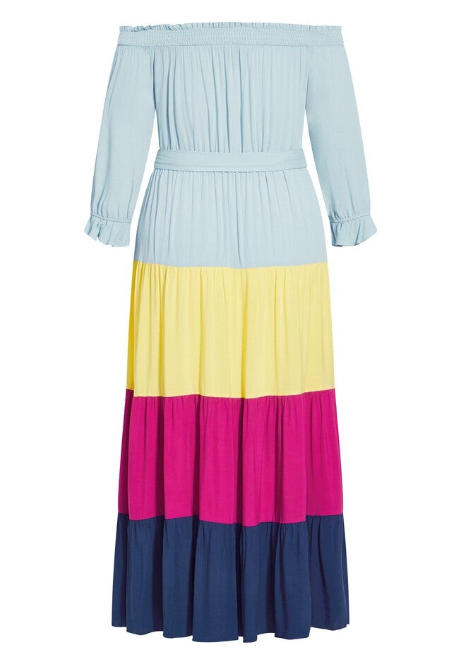 Bella Maxi Dress - sea foam, BLUE, alternate image number 4