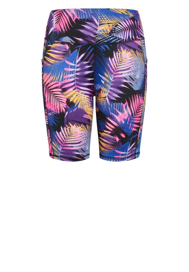 Print Bike Short, PALM CORAL, alternate image number 2