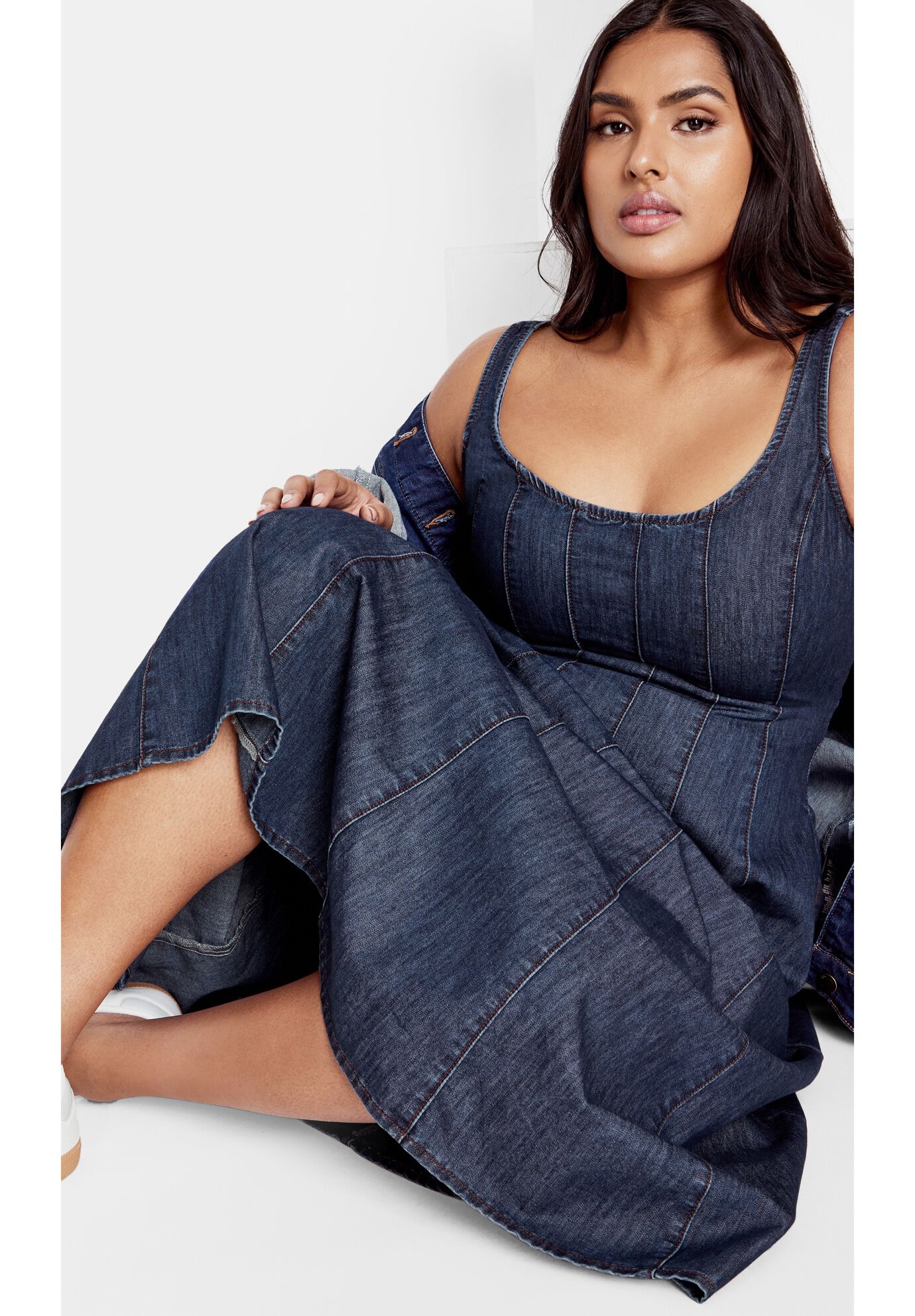 Lula Denim Dress dark wash Avenue