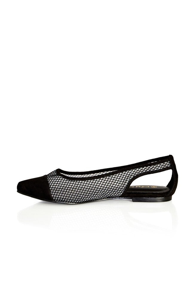 WIDE FIT Alessa Flat - black, BLACK, alternate image number 4