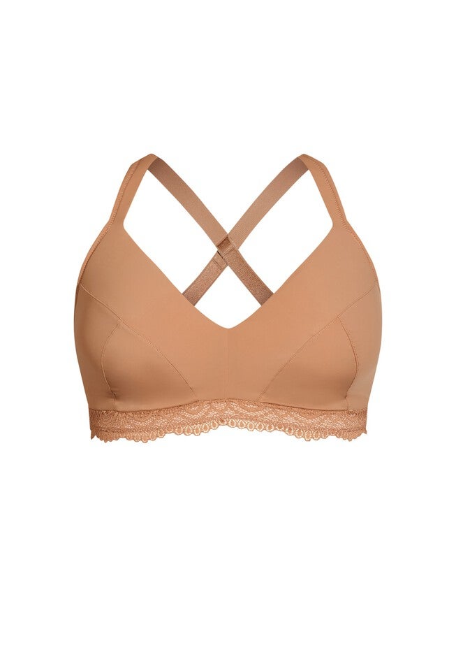 Wire Free Contour Bra - mocha, BROWN, alternate image number null