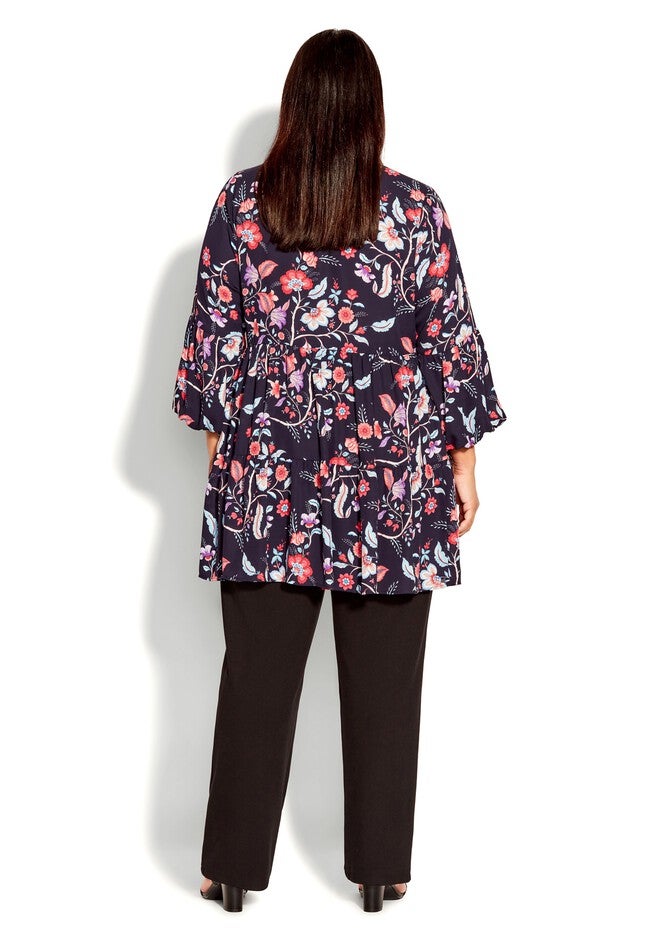 Enchant Print Tunic, ENCHANTED FLORAL, alternate image number null