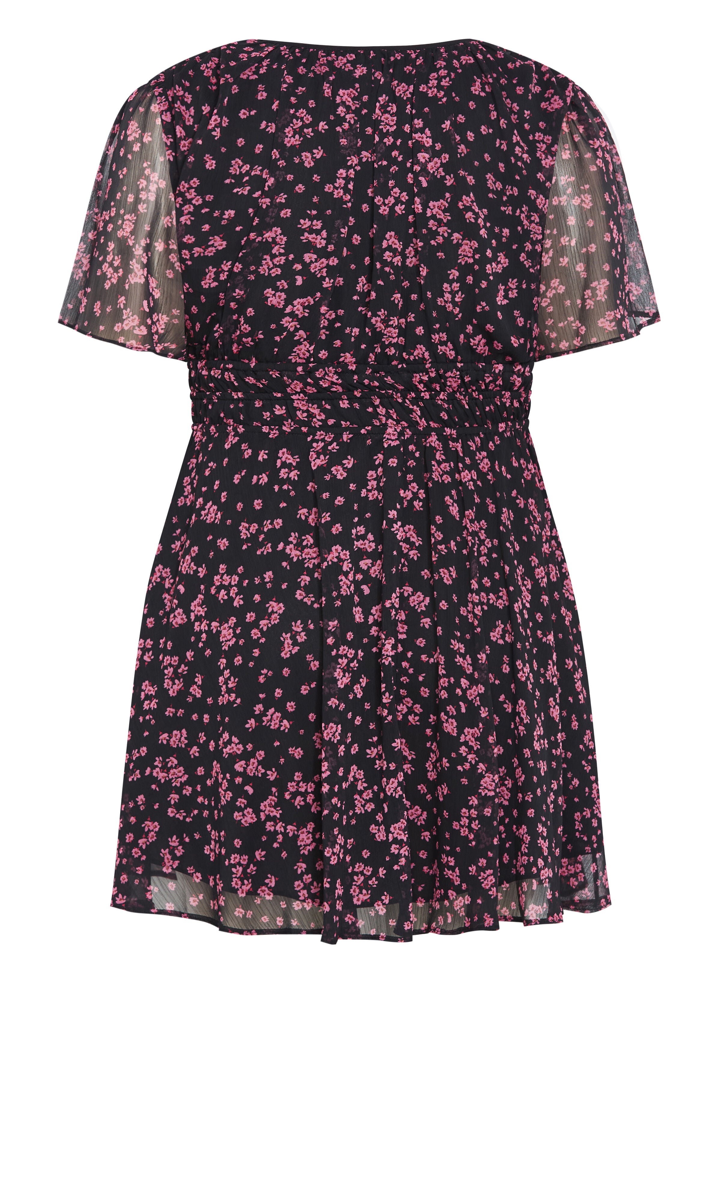 Carrie Print Dress - cherry, PINK, alternate image number 5