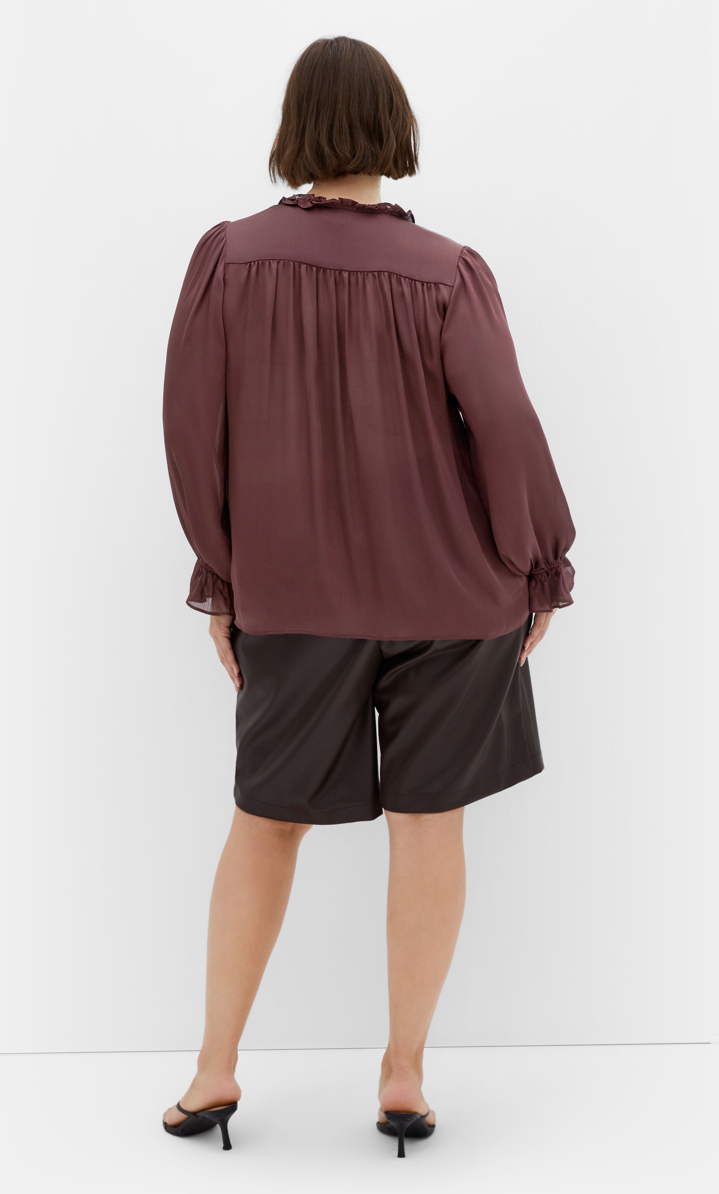 Maia Top - spiced plum, PURPLE, alternate image number 3