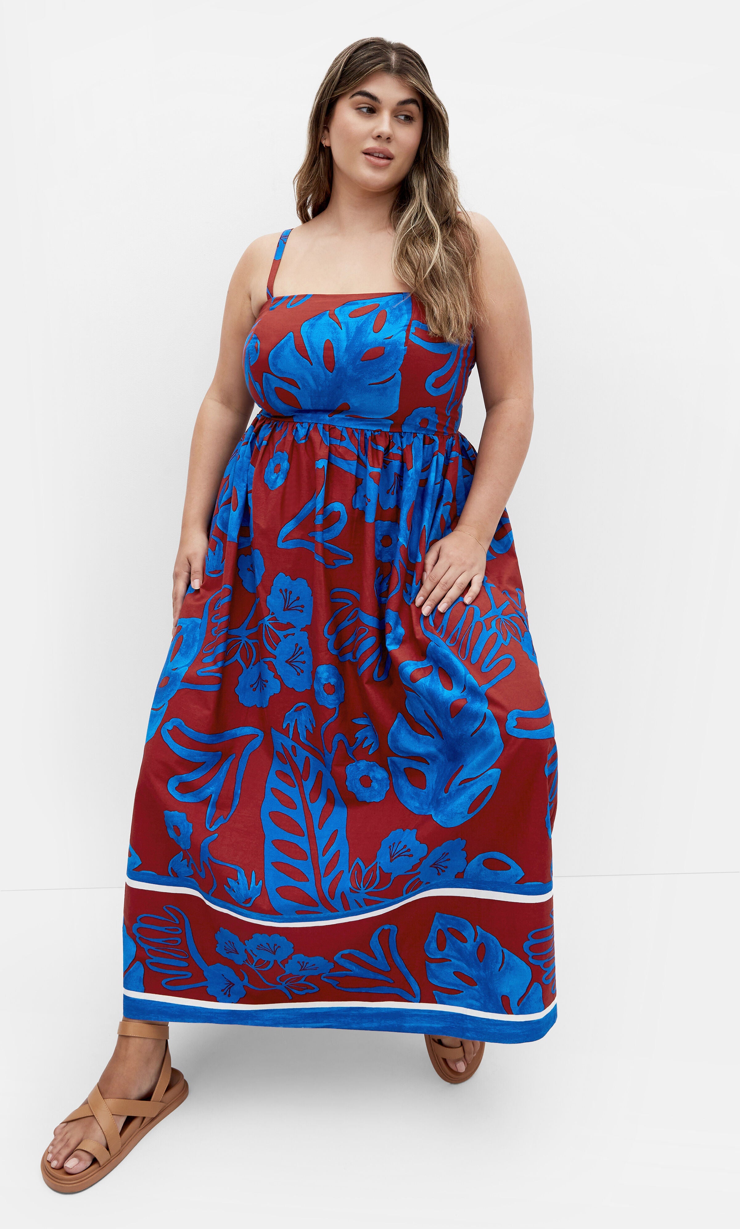 Giana Maxi Dress - blue, BLUE, hi-res image number 0