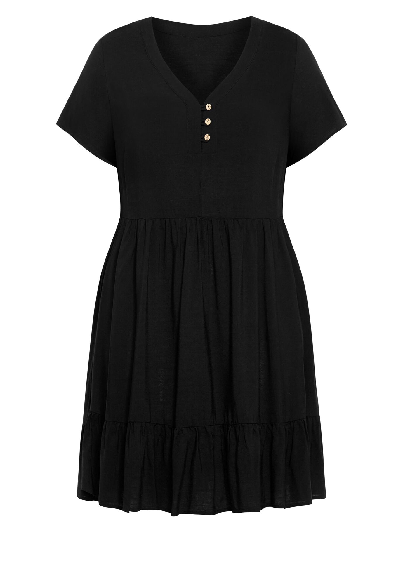 Coralie Dress, BLACK, alternate image number 2