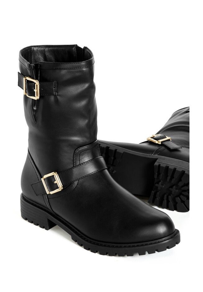 Harley Mid Boot, BLACK, on-hover image number 1