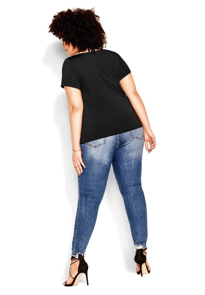 Suited Sleeve Top - black, BLACK, alternate image number 4