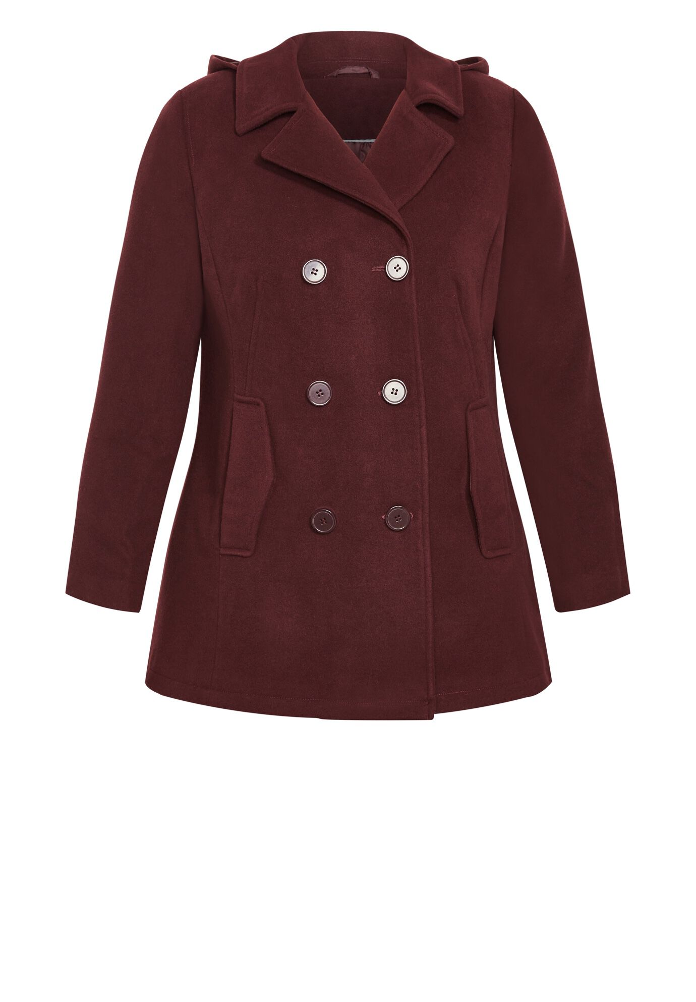 Faux Wool Peacoat Avenue