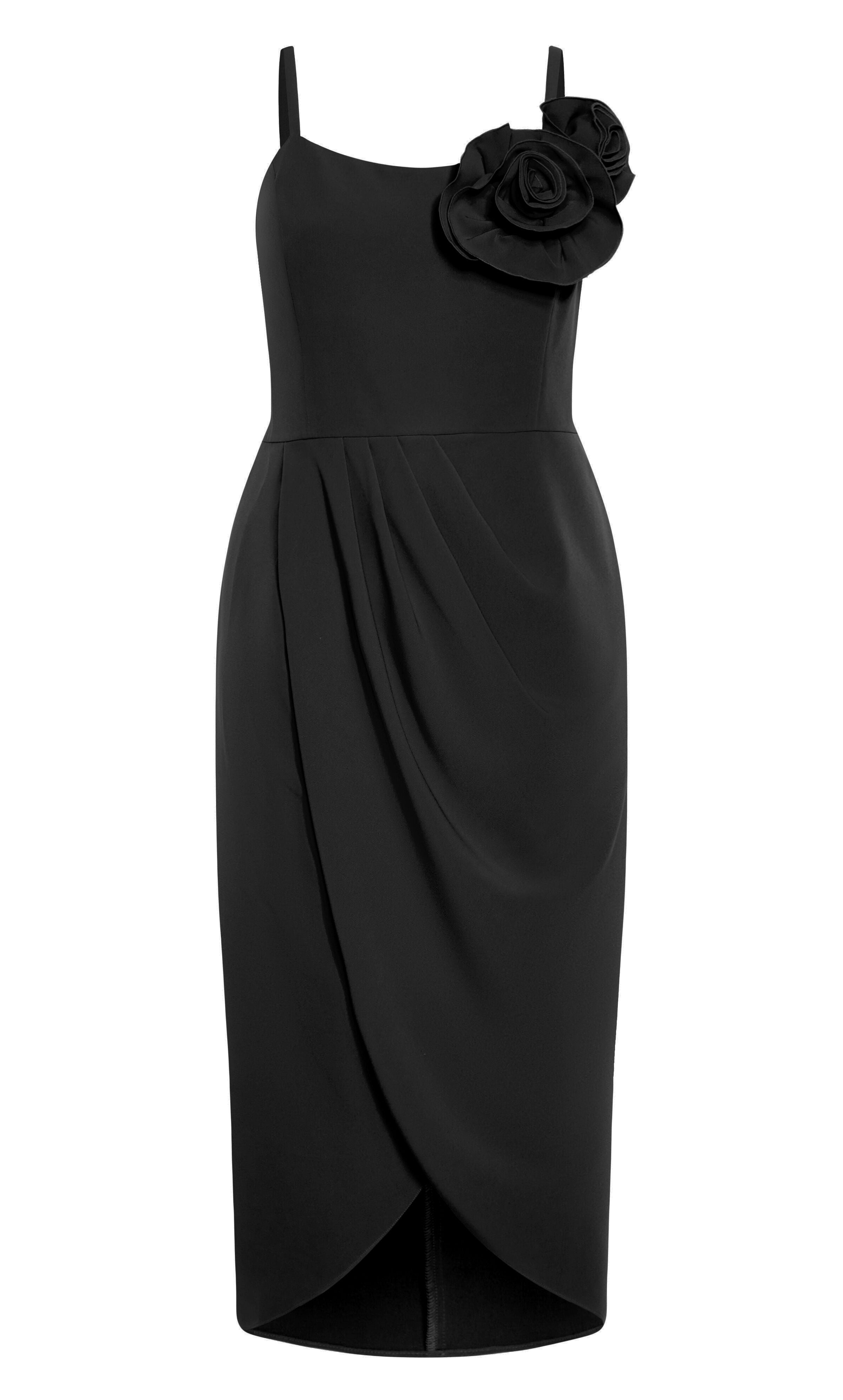 Fleur Dress - black, BLACK, alternate image number 4
