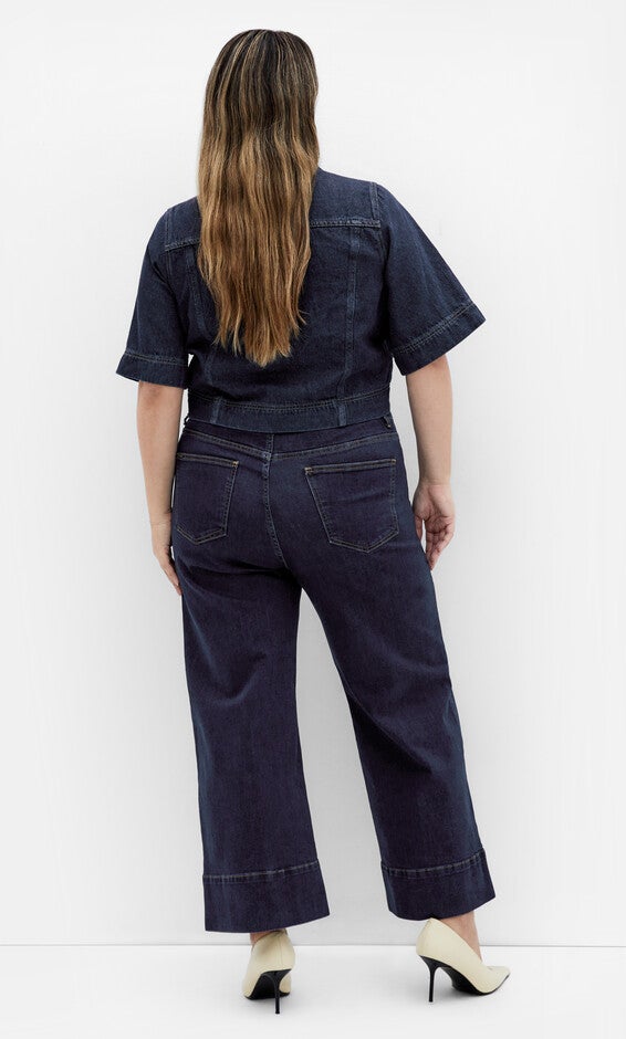 Denim Millie Jacket - dark denim, DENIM, alternate image number null