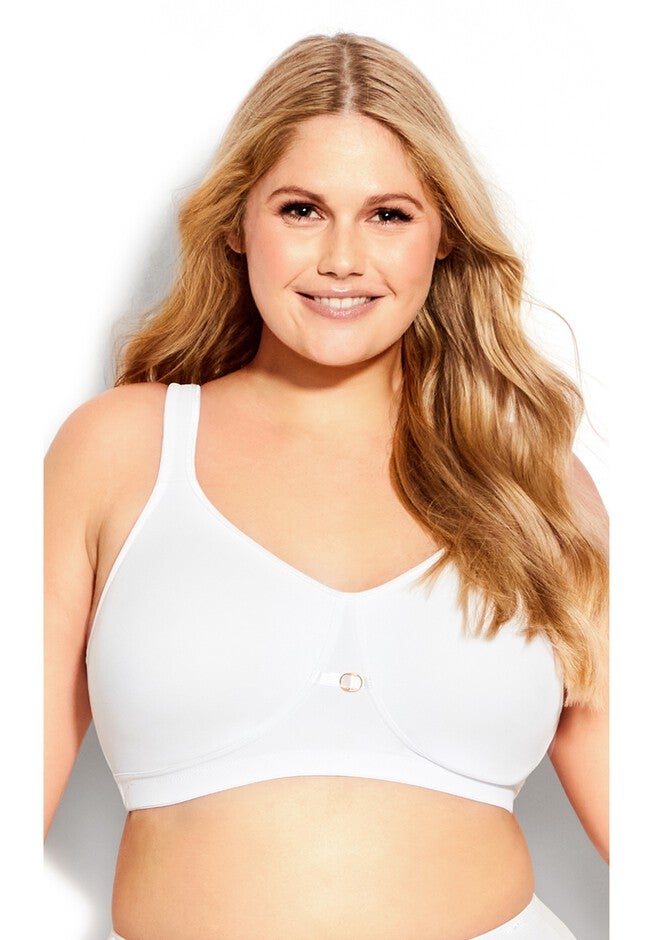 Soft Caress Bra, WHITE, hi-res image number 0