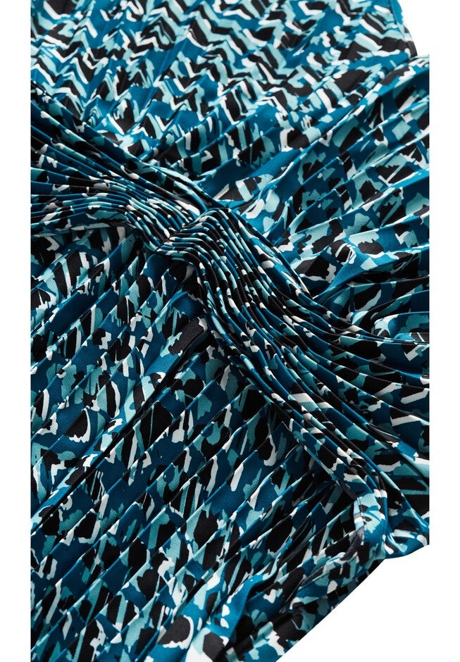 Eve Pleat Print Dress, NOUVEAU, alternate image number 3