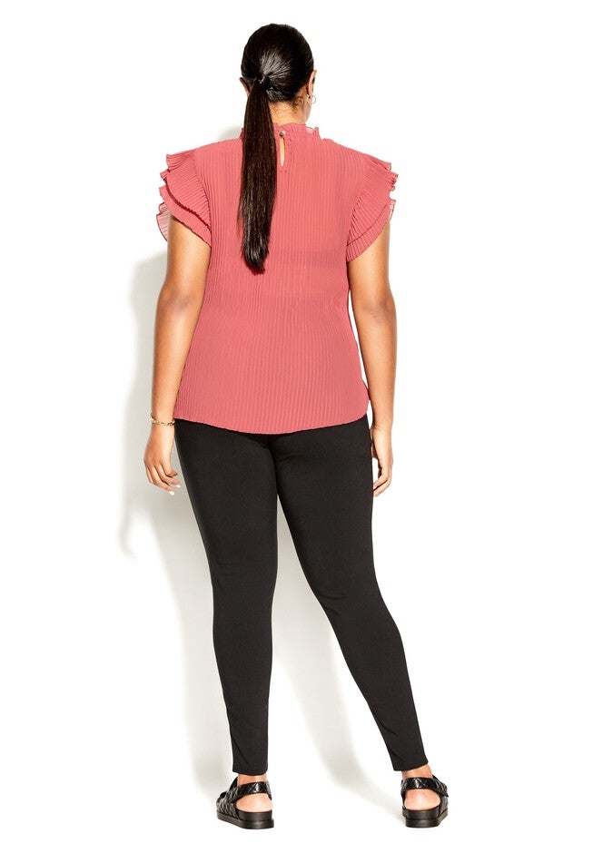 Off Beat Top - deep guava, PINK, alternate image number null