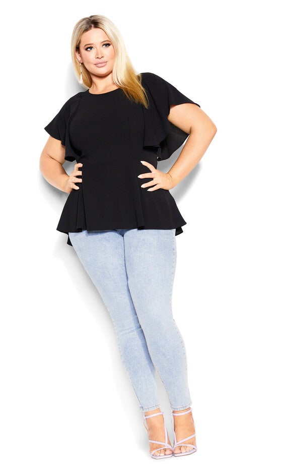 Romantic Mood Top - black, BLACK, alternate image number null