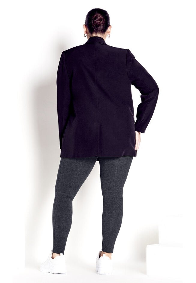 High Rise Legging, CHARCOAL, alternate image number 4